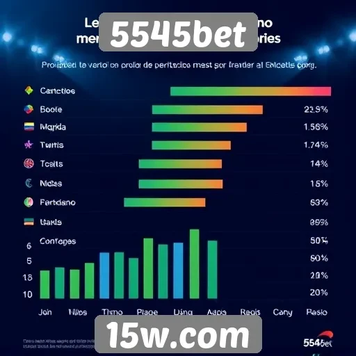 Estatísticas sobre a popularidade do site 5545bet